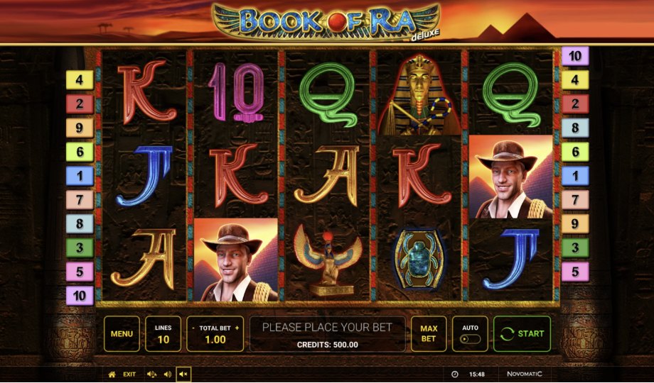 Book of Ra Deluxe slot base game