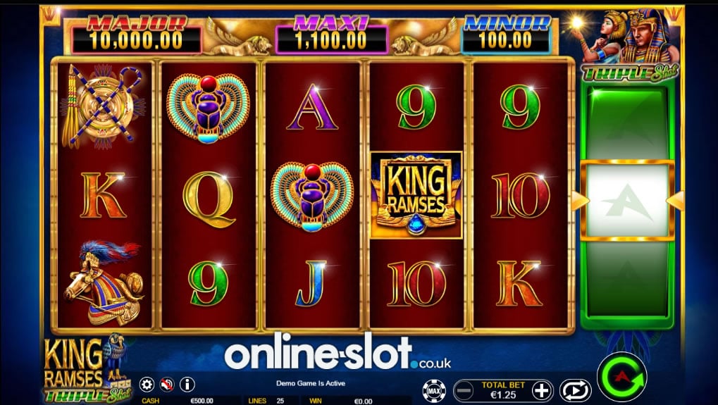 Play King Ramses Triple Shot Slot