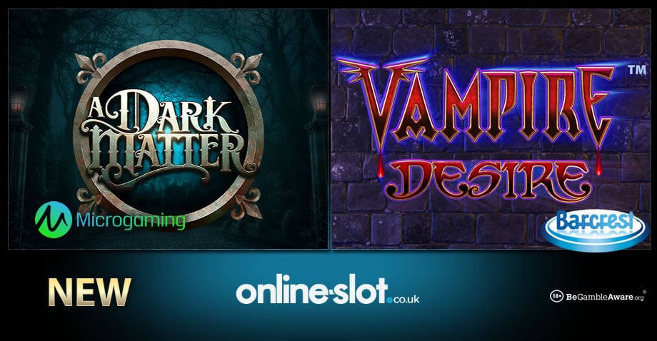 Play Microgaming’s A Dark Matter & Barcrest’s Vampire Desire slots at Rizk Casino