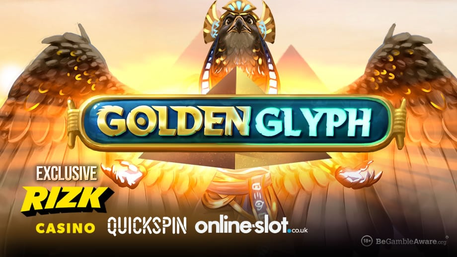  Play the Golden Glyph slot from Quickspin at Rizk Casino