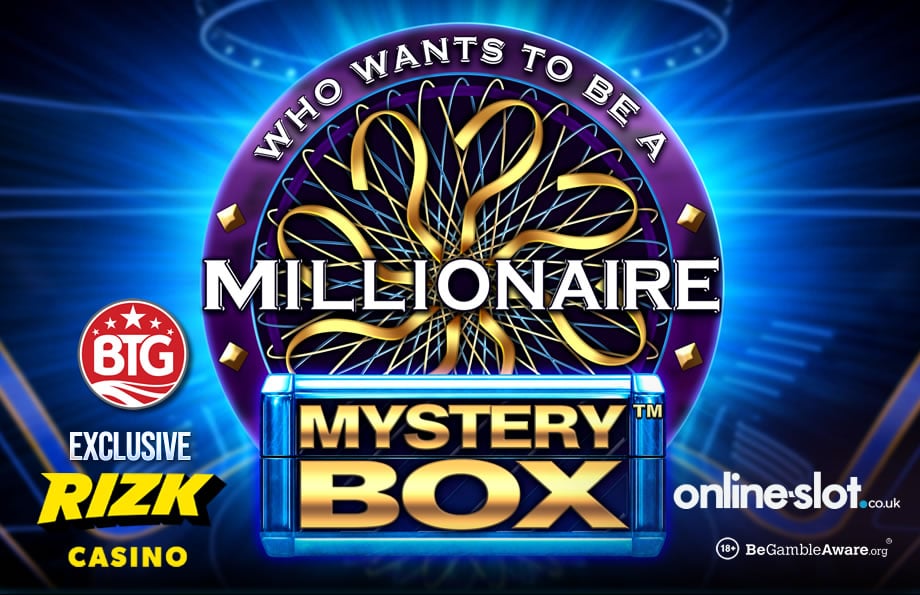 Play Big Time Gaming’s Millionaire Mystery Box slot only at Rizk Casino