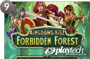 Playtech’s Kingdoms Rise: Forbidden Forest slot 