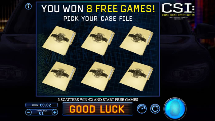 Case File Free Games feature