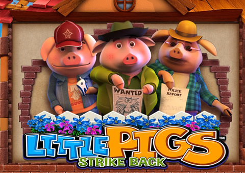 Leander Games  Little Pigs Strike Back Video Slot Review