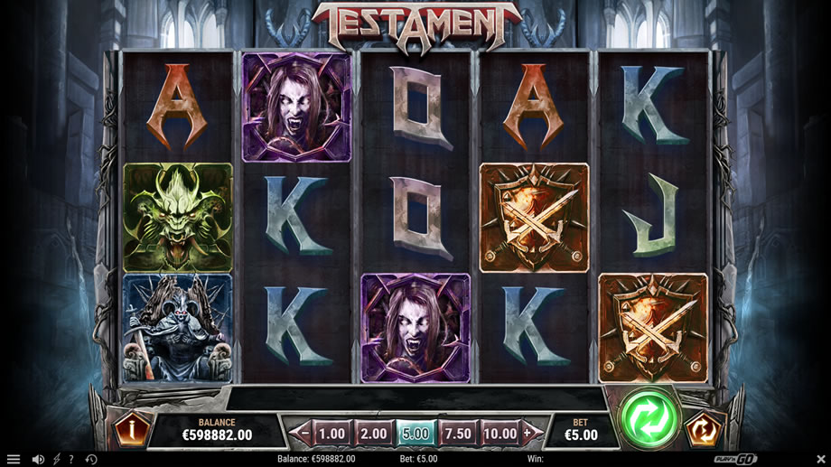 Testament slot – base game
