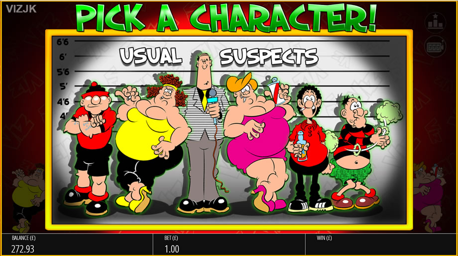 Viz Jackpot King’s The Usual Suspects feature