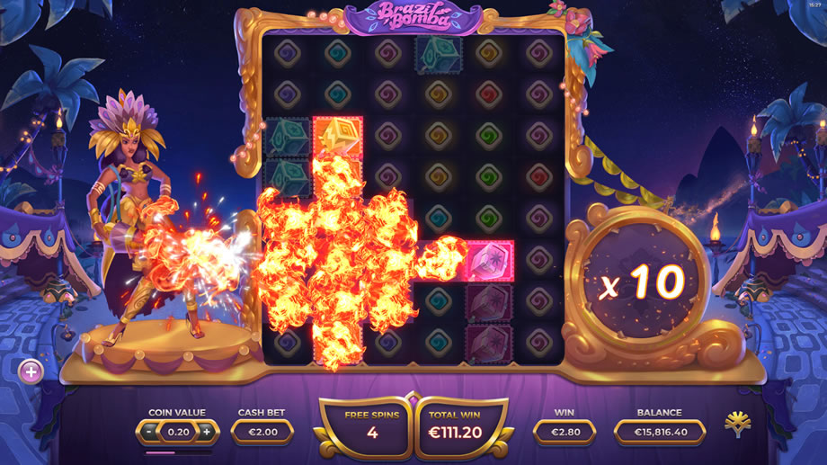 Brazil Bomba Bomb & Multiplier feature