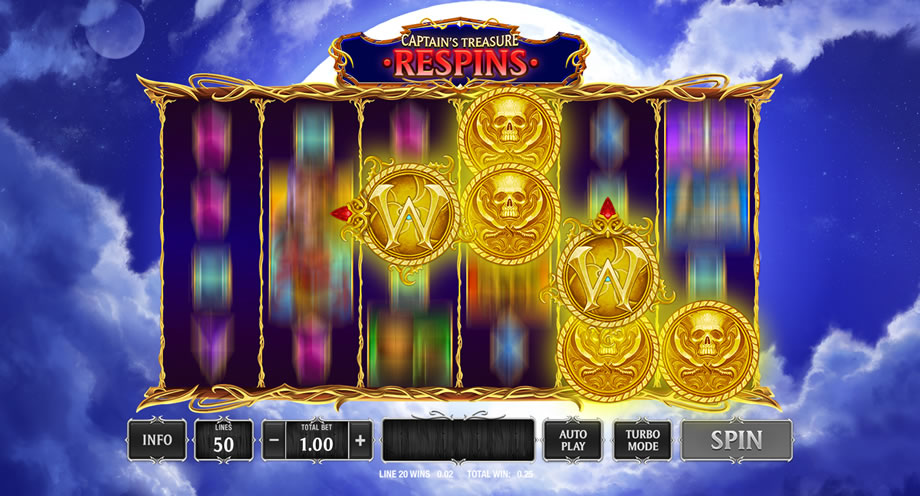 Kingdoms Rise: Captain’s Treasure – Captain’s Treasure Respins feature
