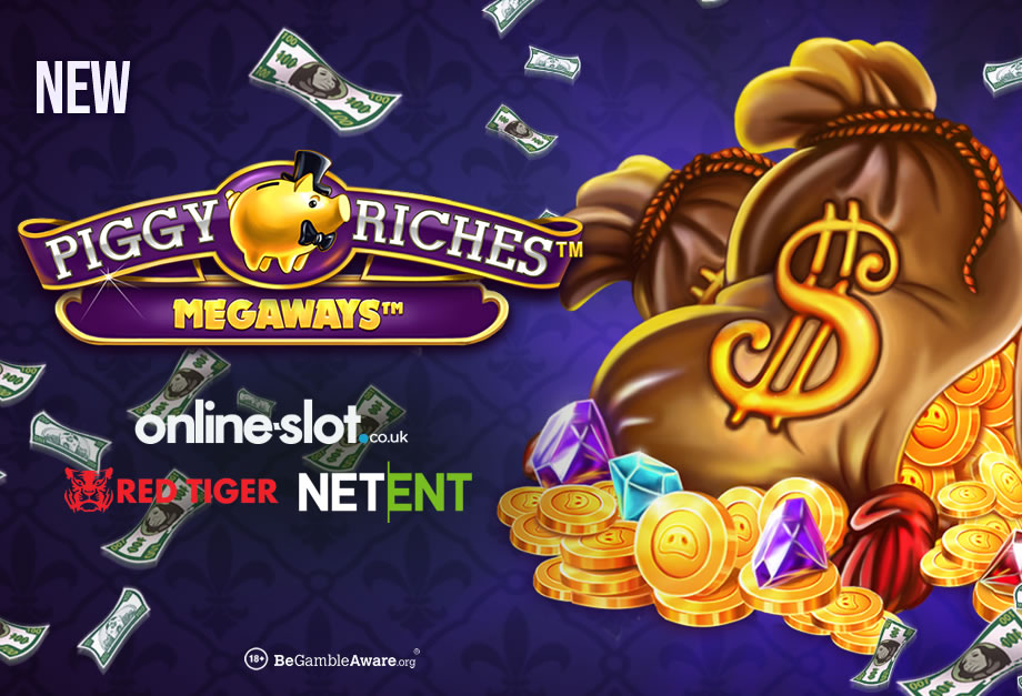NetEnt & Red Tiger Gaming launch Piggy Riches Megaways slot game