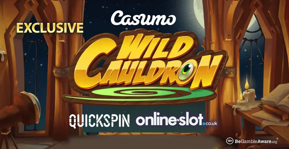 Play Quickspin’s Wild Cauldron slot game at Casumo Casino