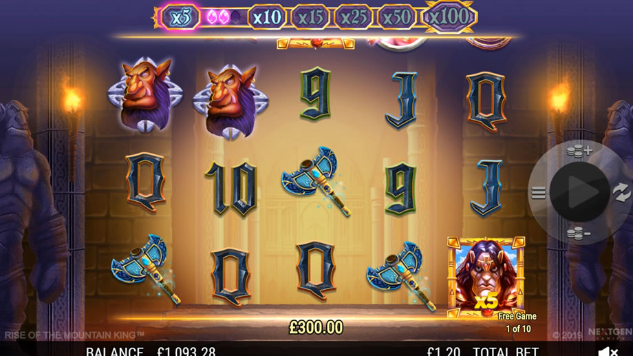 Rise Of The Mountain King Slot