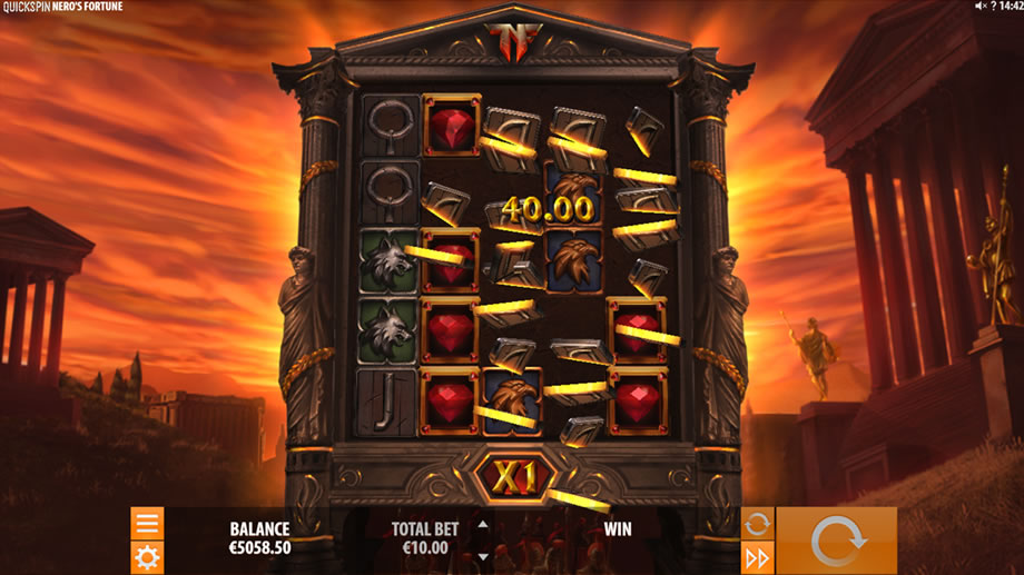 Nero’s Fortune slot – base game