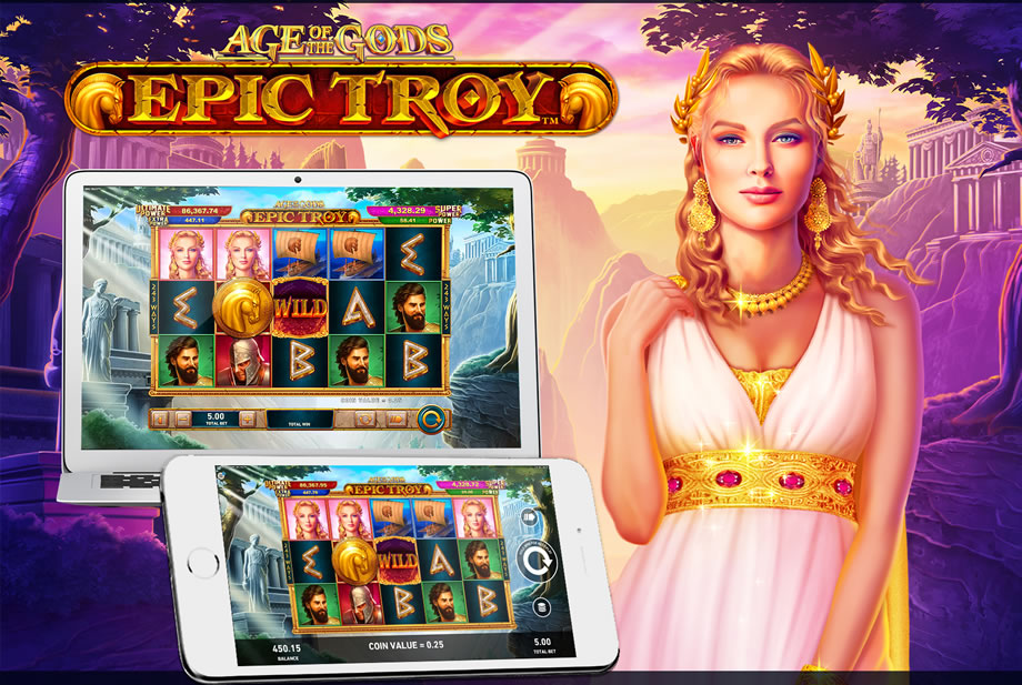 Playtech’s Age of the Gods: Epic Troy slot