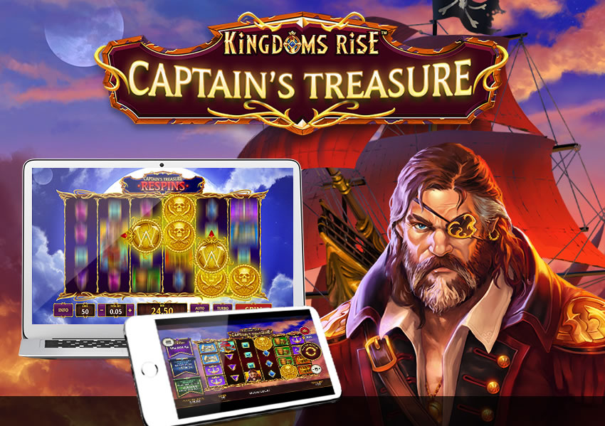 Playtech’s Kingdoms Rise: Captain’s Treasure slot