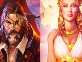Playtech has release the Age of the Gods: Epic Troy & Kingdoms Rise: Captain’s Treasure slots