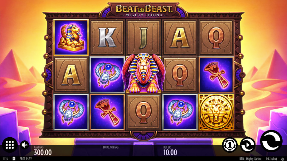 Beat the Beast_ Mighty Sphinx slot - base game
