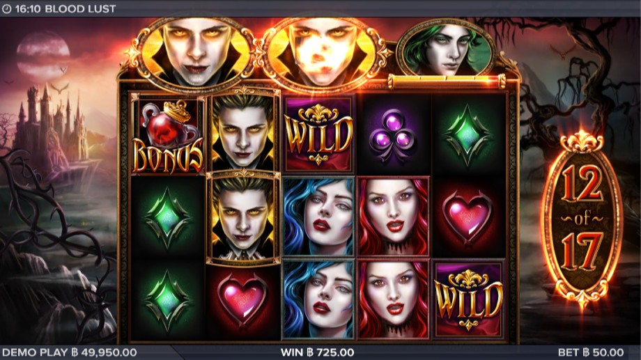 Blood Lust slot - Bonus Game feature