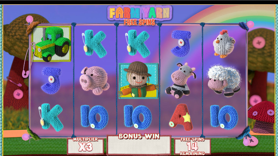 Farm Yarn Favourites slot - Free Spins feature