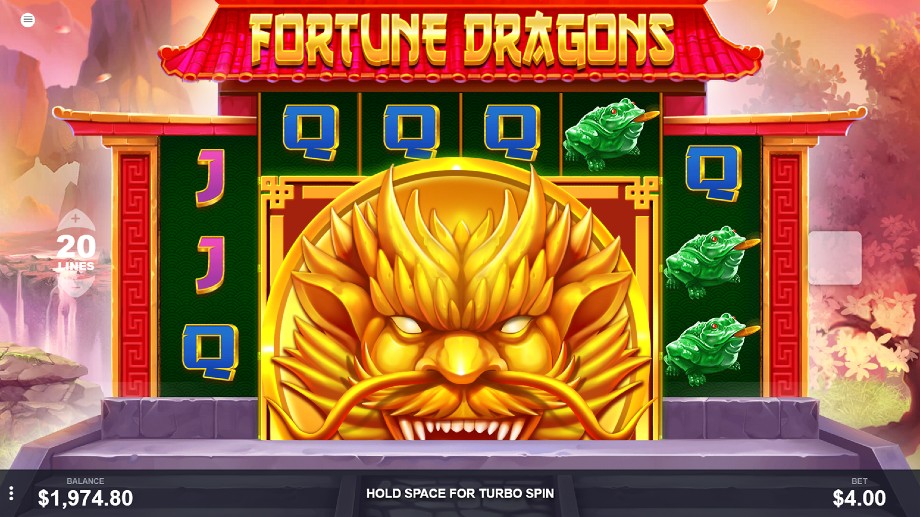 Fortune Dragons slot - Mega Mystery Coin feature