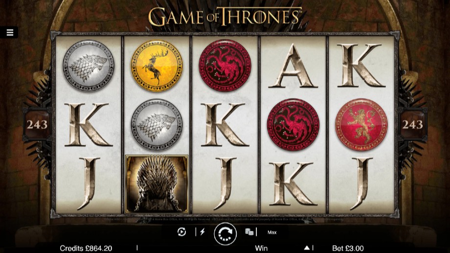 Game of Thrones slot - base game