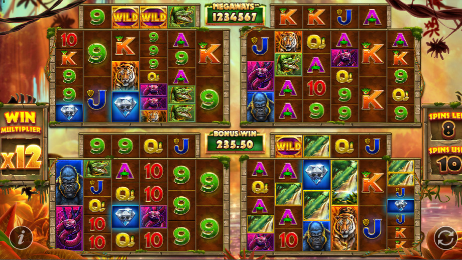 Gorilla Gold Megaways slot - Super Spins feature