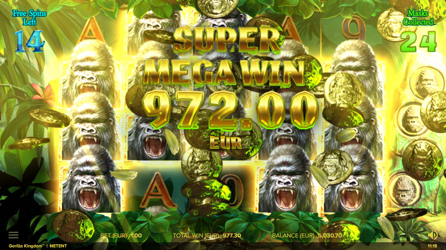 Gorilla Kingdom slot Free Spins feature