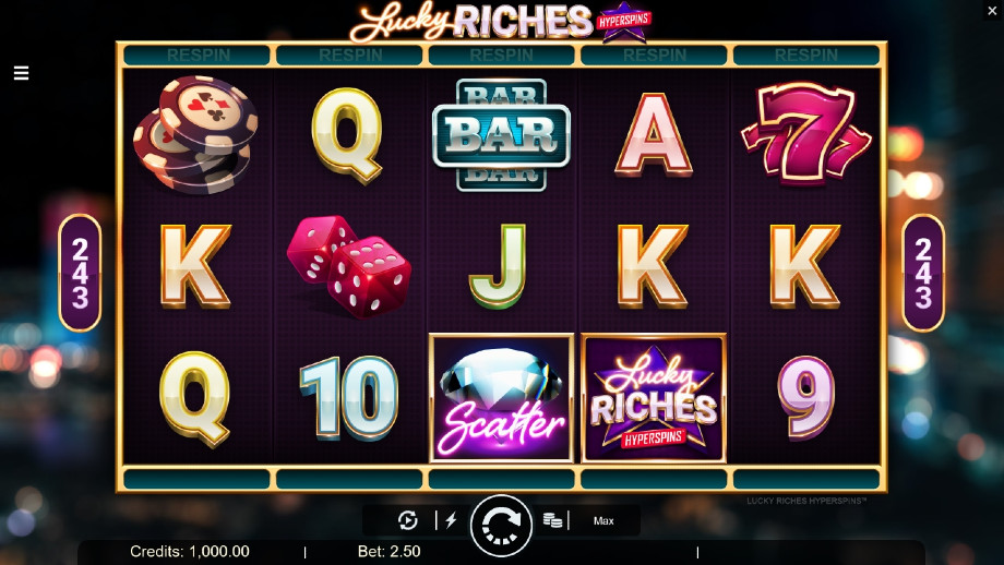 Lucky Riches Hyperspins - Base Game