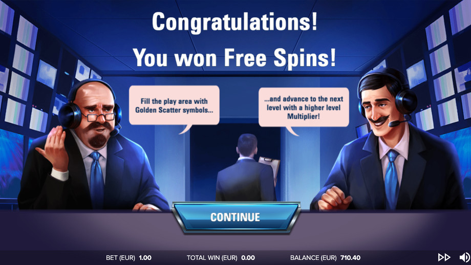 Super Striker slot - Free Spins feature
