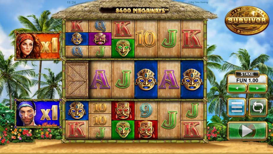 Survivor Megaways slot - base game