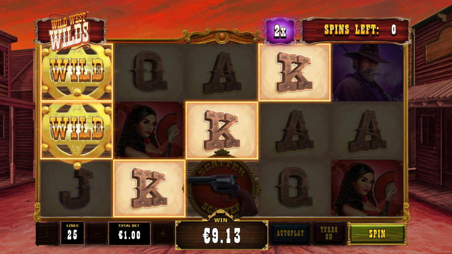 Wild West Wilds slot - Free Games feature