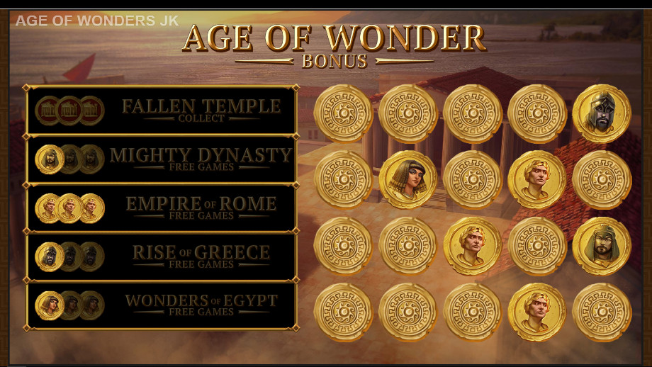 Wonder of Ages slot - Age of Wonder Bonus