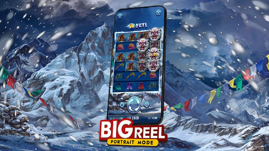 9k Yeti slot - Big Reel Portrait Mode