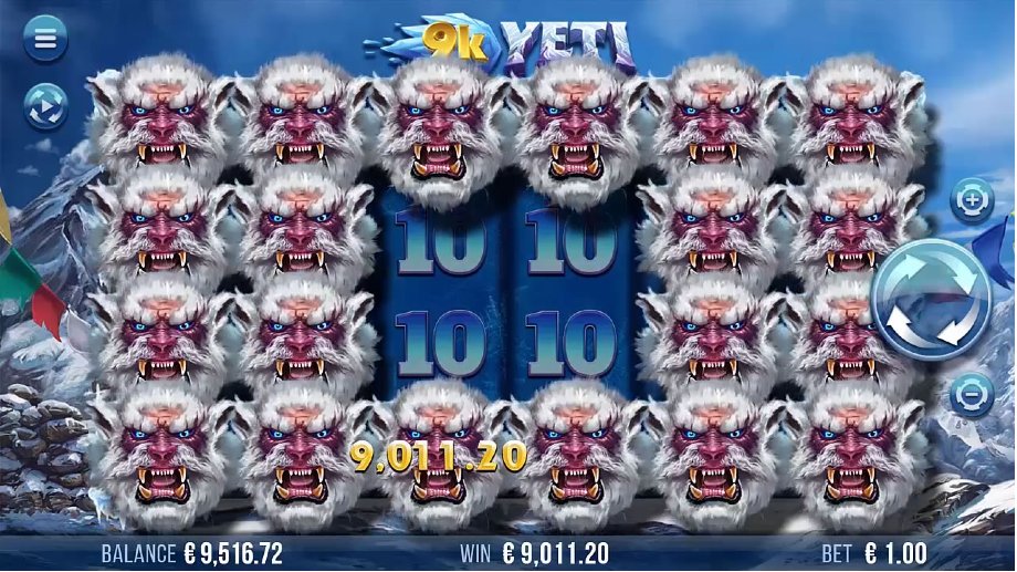 9k Yeti slot - Free Spins feature
