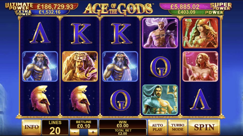 Age of the Gods slot - base game