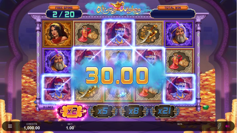 Aliya's Wishes slot - Free Spins feature