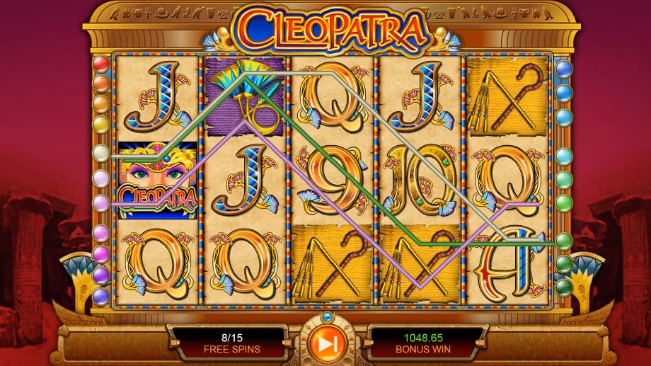 Cleopatra slot - Cleopatra Bonus feature
