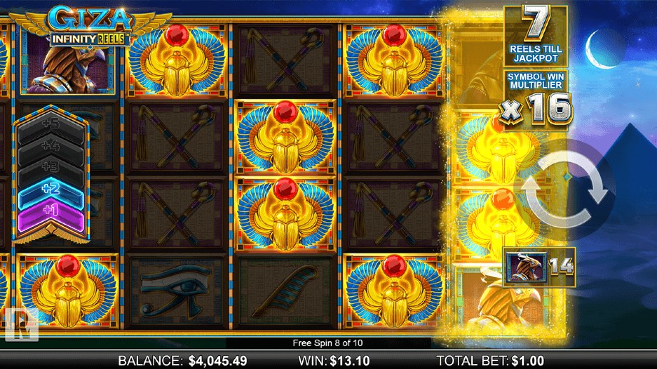 Giza Infinity Reels slot - Free Spins feature