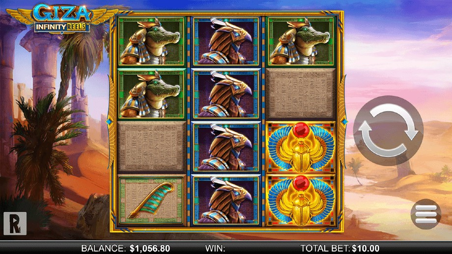 Giza Infinity Reels slot - base game