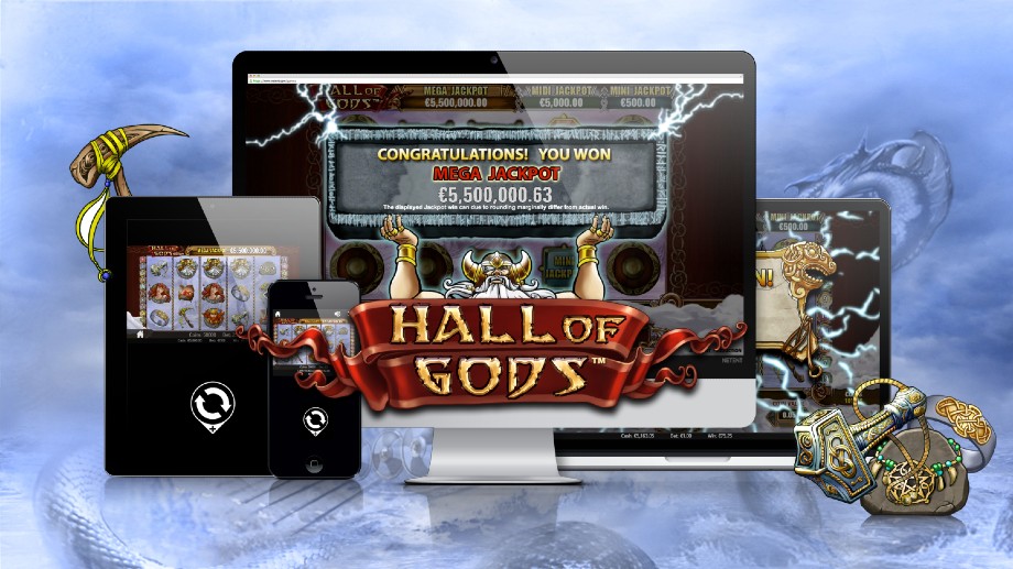 Hall of Gods slot - devices