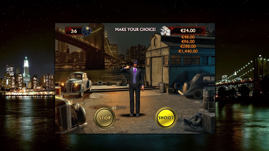 New York Gangs slot - Russian Roulette feature