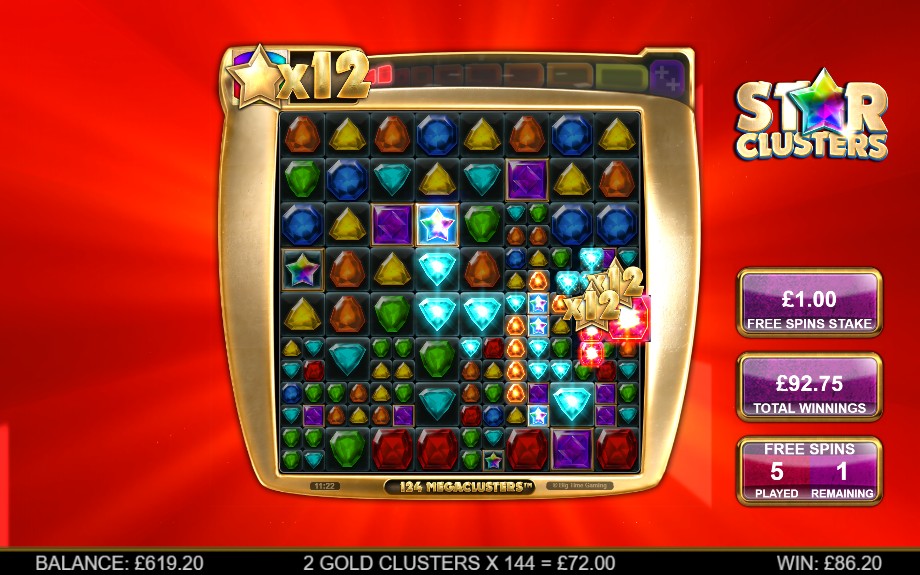 Star Clusters slot - Free Spins feature