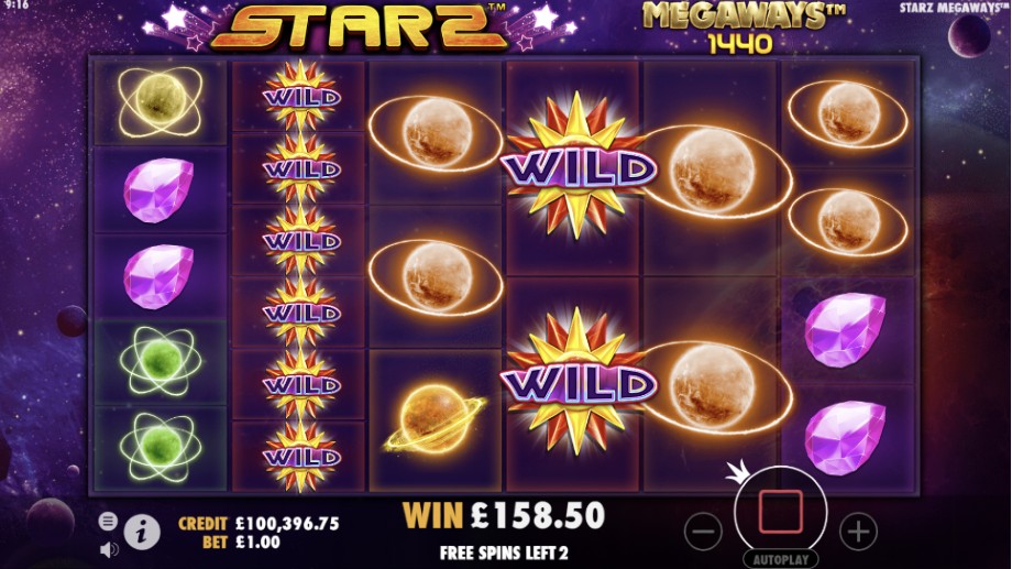 starz  free spins