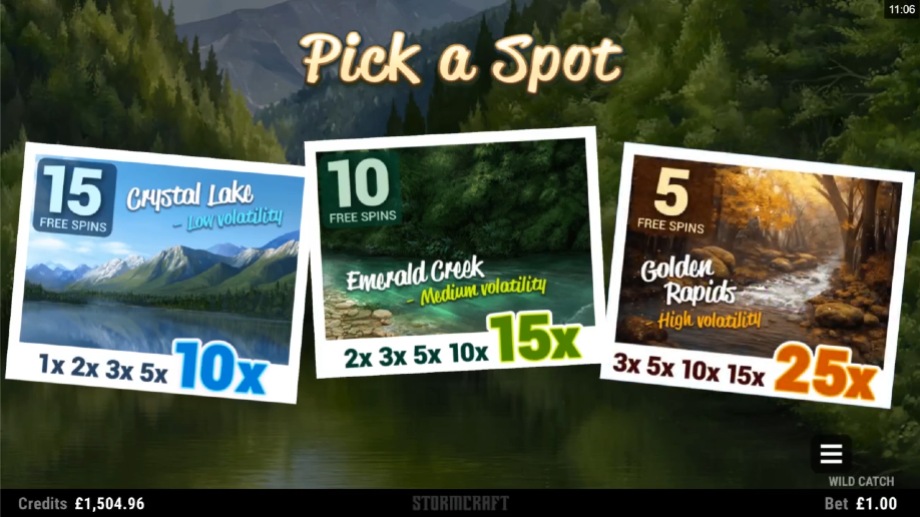 Wild Catch slot Free Spins feature