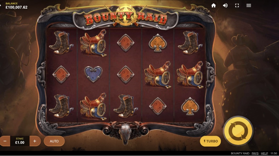 Bounty Raid slot base game