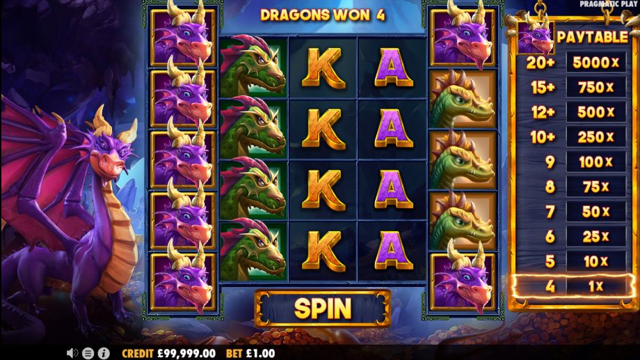 Drago Jewels of Fortune slot Drgaon Super Spin feature