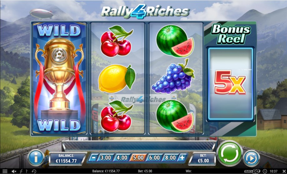 Rally 4 Riches slot base game