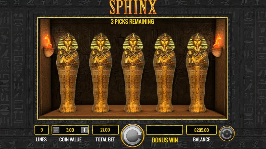 Sphinx Slot Sphinx Bonus feature
