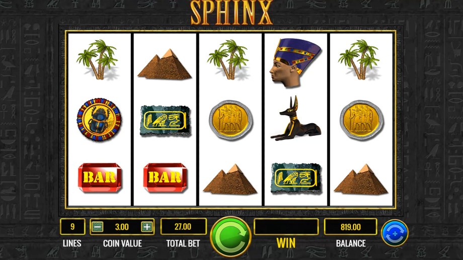 Sphinx slot base game