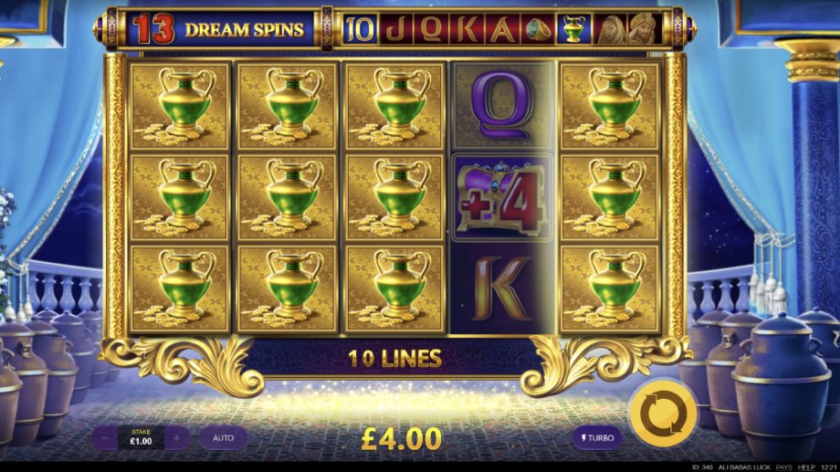 Ali Baba's Luck slot Dream Spins feature