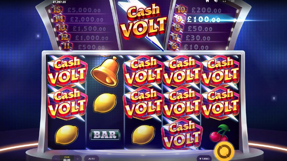 Cash Volt slot base game